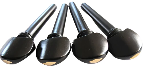 Ebony hill peg brass diamond inlay