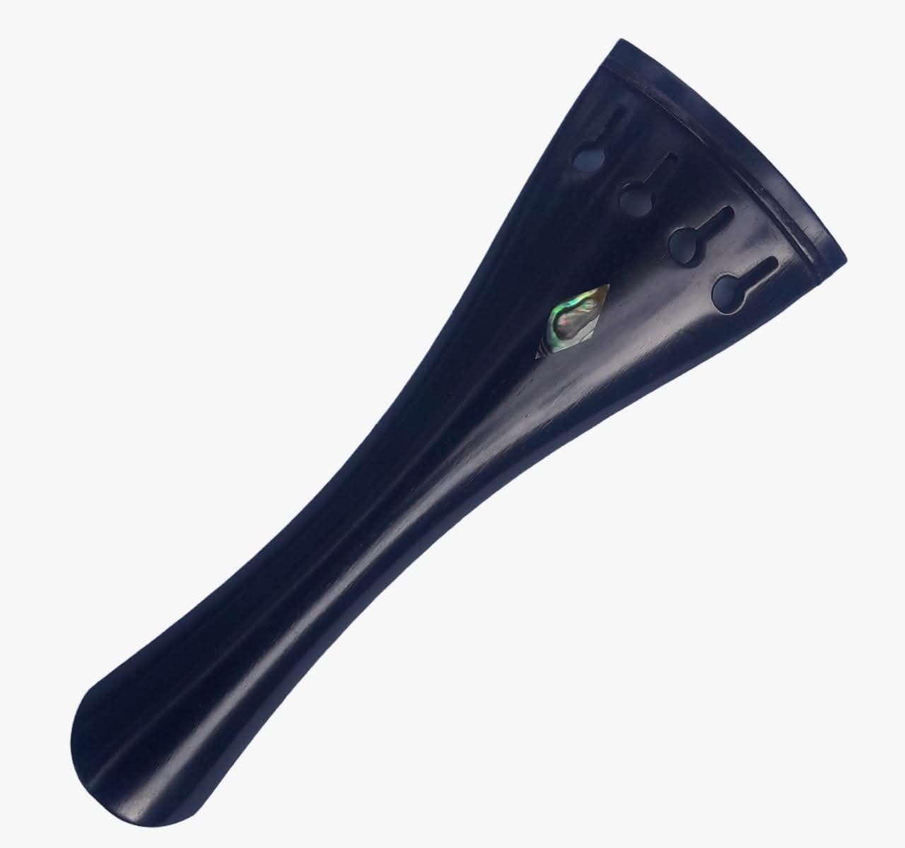 Ebony Violin tailpiece Diamond inlay abalone