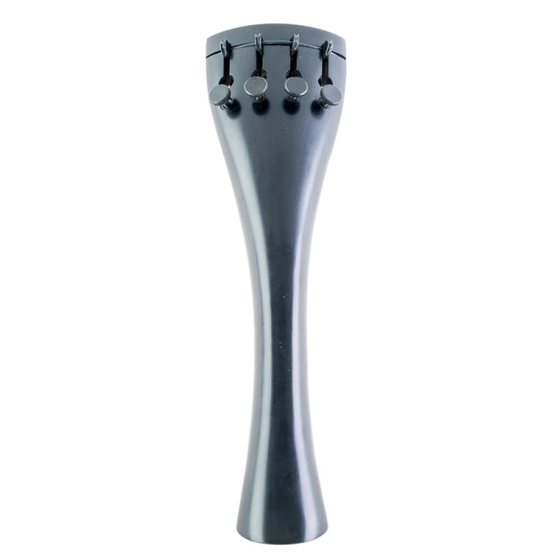 Cello tailpiece push adjuster